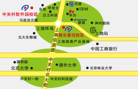 中关村软件园平面图图片